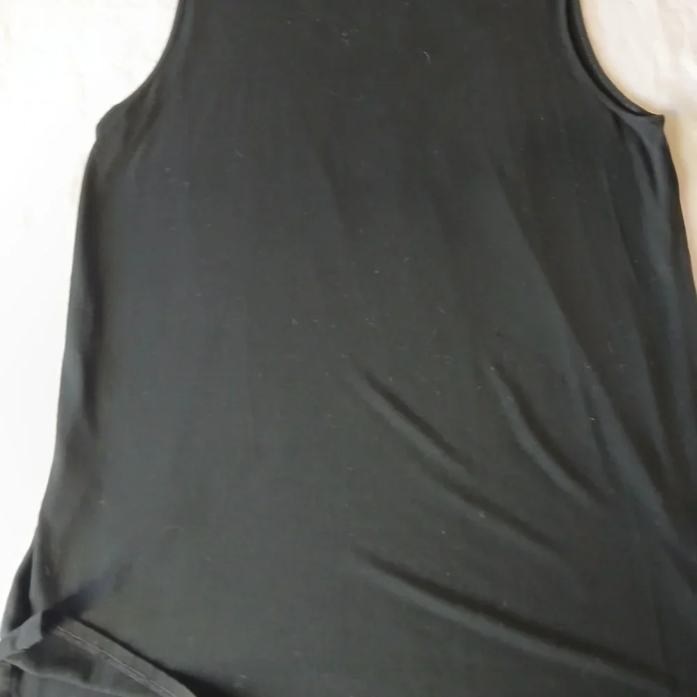 J Jill Womens Black SleevelesTank Top Size M Wearever Collection Stretch Knit - Picture 5 of 9